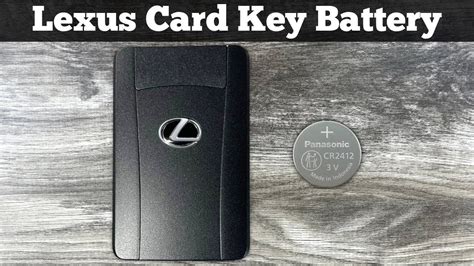 lexus smart card battery|How.